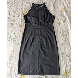 Vintage 1990s/Y2K Bernard Sport Denim Halter Midi